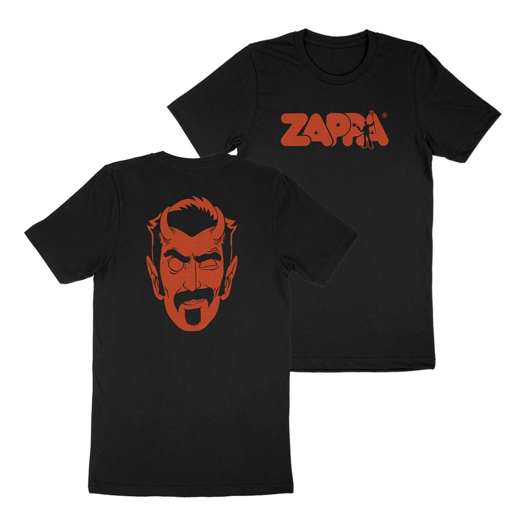 Frank Zappa Merch 2026 Zappa Devil T-Shirt Black Unique Gifts For Music Lovers