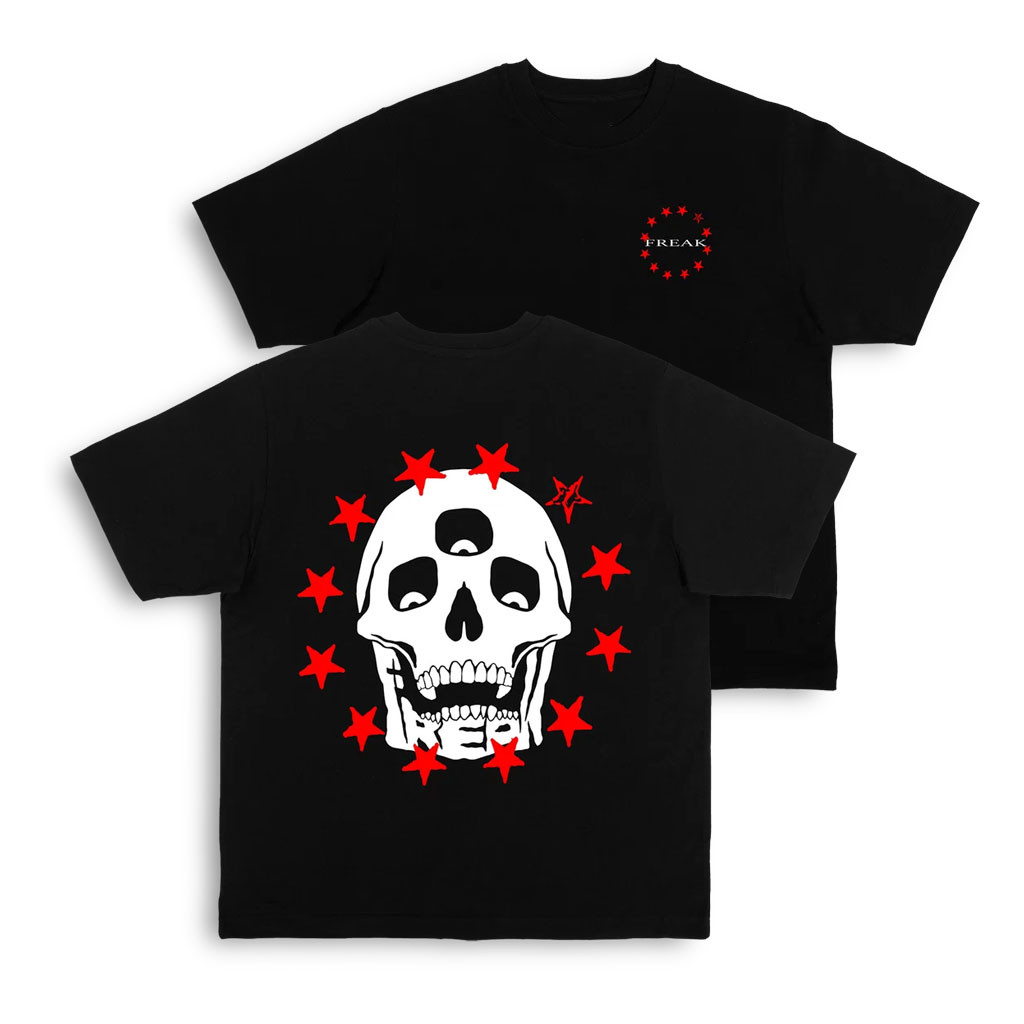 Freak The World Merch 2026 EUP Logo T-Shirt Black Birthday Gift Ideas For Brothers - Kdjoy