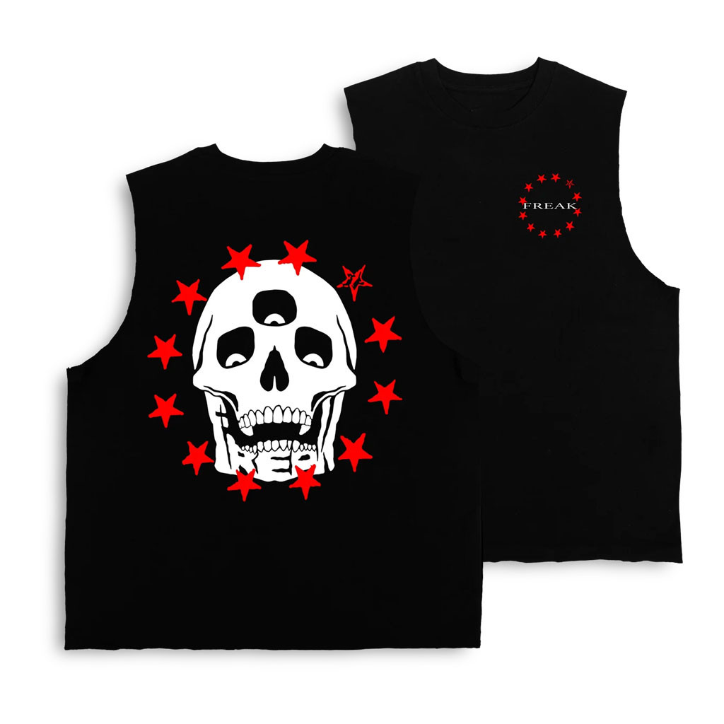 Freak The World Merch 2026 EUP Logo Tank Top Black Unique Gift For Friends - Kdjoy Freak The World Merch 2026 EUP Logo Tank Top Black Unique Gift For Friends - Kdjoy