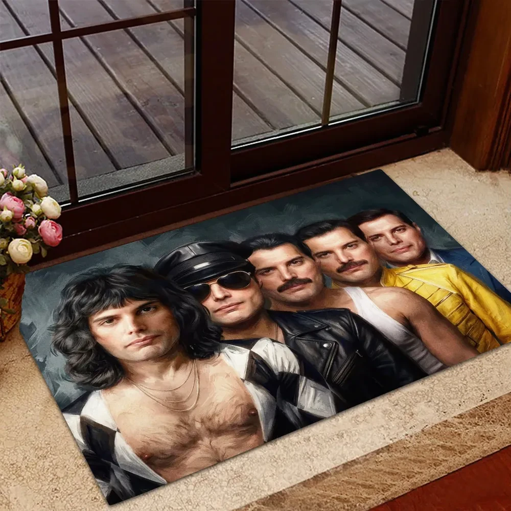 Freddie Mercury Doormat 2026 Front Porch Decor Freddie Mercury Merch Gift For Music Fans - Kdjoy