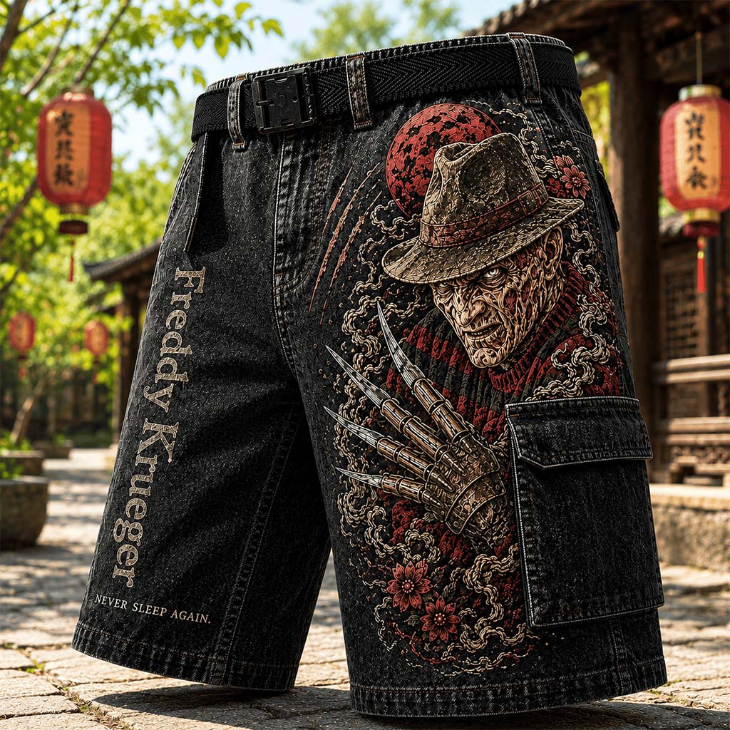 Freddy Krueger Merch Never Sleep Again Shorts Birthday Gift For Brother