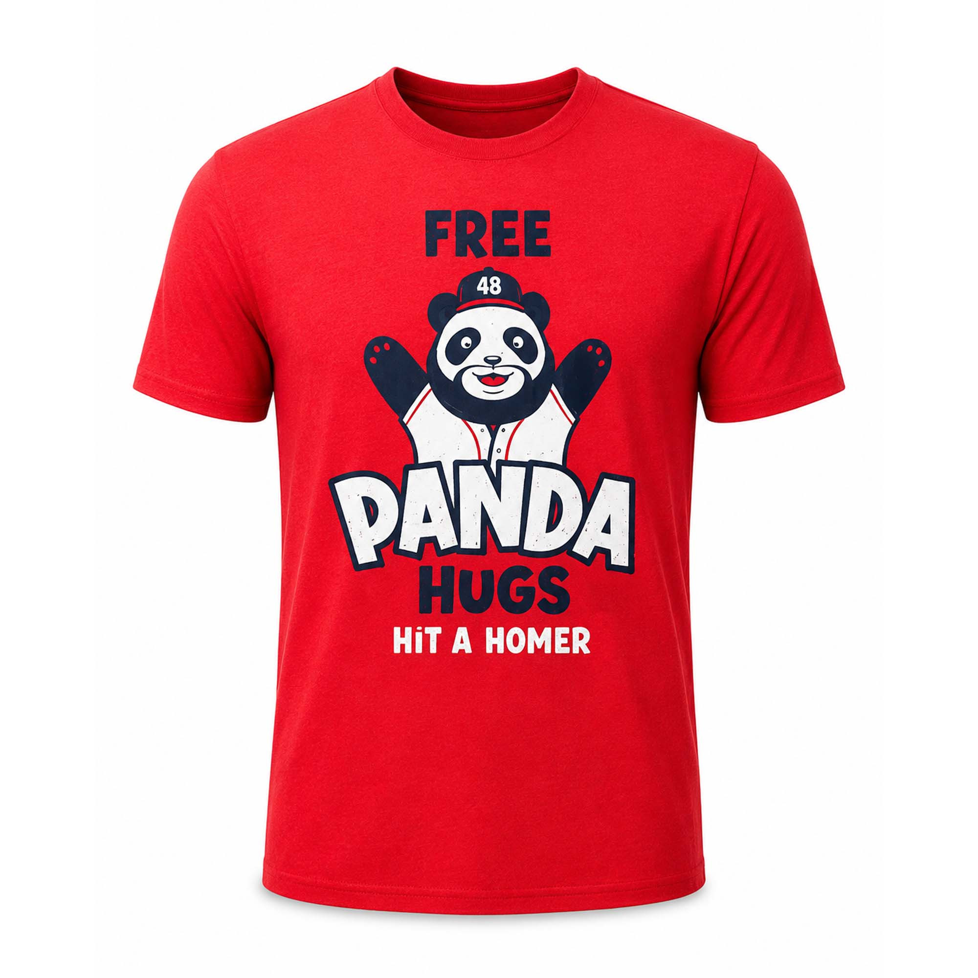 Free Panda Hugs Hit A Homer Shirt Cute Game Day Outfits Gift For Game Day - Kdjoy