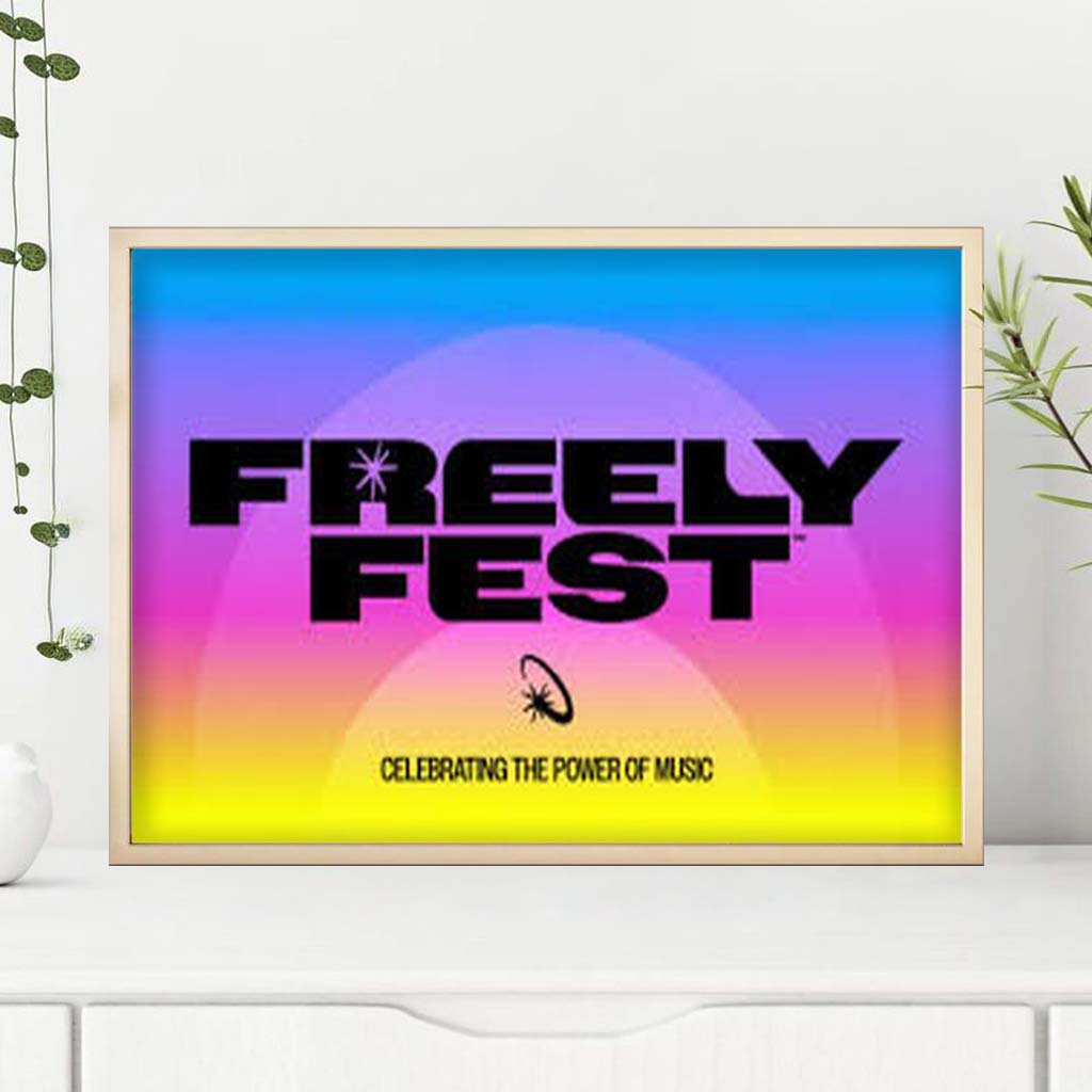 Freely Fest 2026 Celebrating The Power Of Music Poster Music Lovers Wall Art Decor - Kdjoy Freely Fest 2026 Celebrating The Power Of Music Poster Music Lovers Wall Art Decor - Kdjoy
