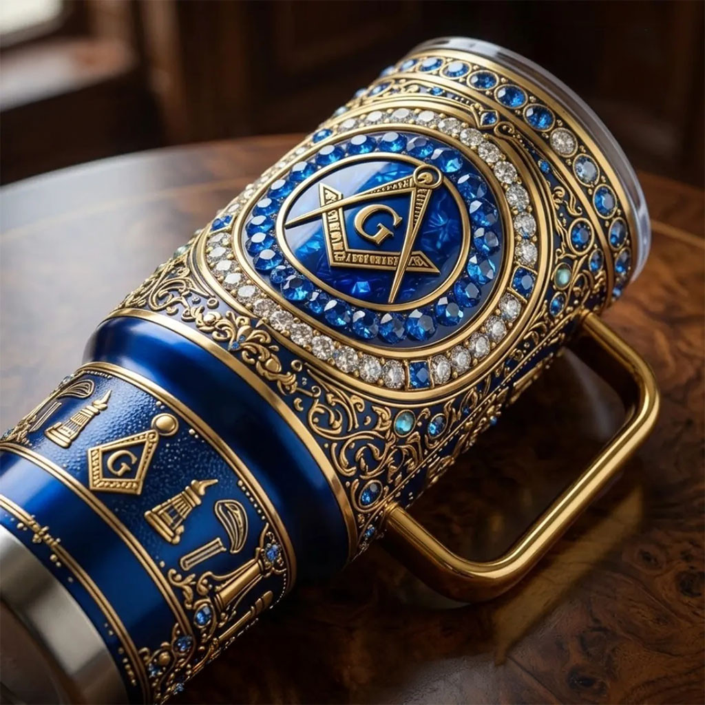 Freemason Symbol Faith Hope Charity 40oz Stanley Tumbler Freemason Merch Present For Dad - Kdjoy Freemason Symbol Faith Hope Charity 40oz Stanley Tumbler Freemason Merch Present For Dad - Kdjoy
