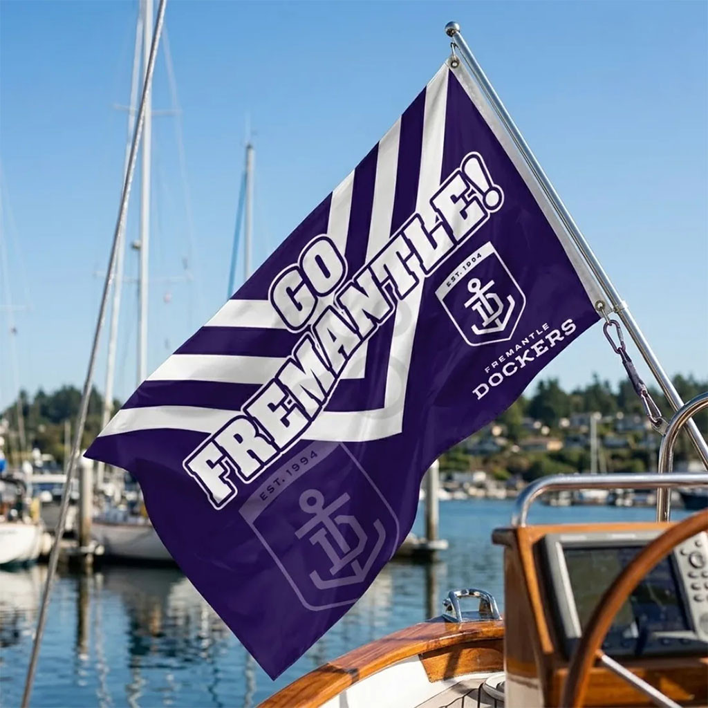 Fremantle Dockers Purple Flag 2026 Home Decor Fremantle Dockers Merch Football Fan Gifts - Kdjoy