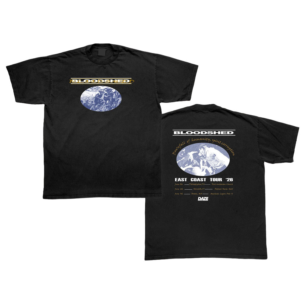 Friends Family Forever Merch 2026 Bloodshed East Coast Tour Shirt Bloodshed Band Merch - Kdjoy