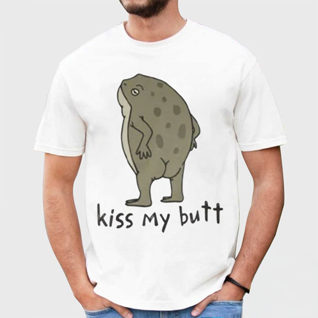 Frog Kiss My Butt Toad Funny Animal Shirt Hilarious Frog Meme Shirt Gifts For Meme Lovers - Kdjoy Frog Kiss My Butt Toad Funny Animal Shirt Hilarious Frog Meme Shirt Gifts For Meme Lovers - Kdjoy
