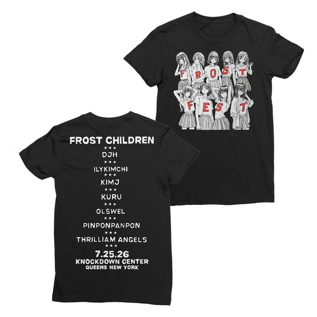 Frost Children Merch 2026 Frost Fest Poster T-Shirt Cool Gifts For Music Lovers - Kdjoy Frost Children Merch 2026 Frost Fest Poster T-Shirt Cool Gifts For Music Lovers - Kdjoy