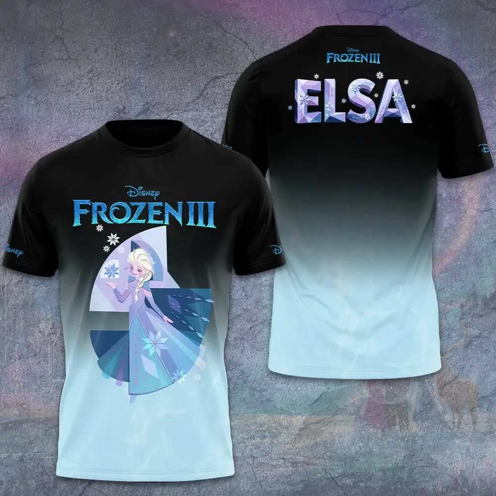 Frozen 3 X Elsa T-Shirt D Frozen Merch Birthday Ideas For Daughters - Kdjoy Frozen 3 X Elsa T-Shirt D Frozen Merch Birthday Ideas For Daughters - Kdjoy
