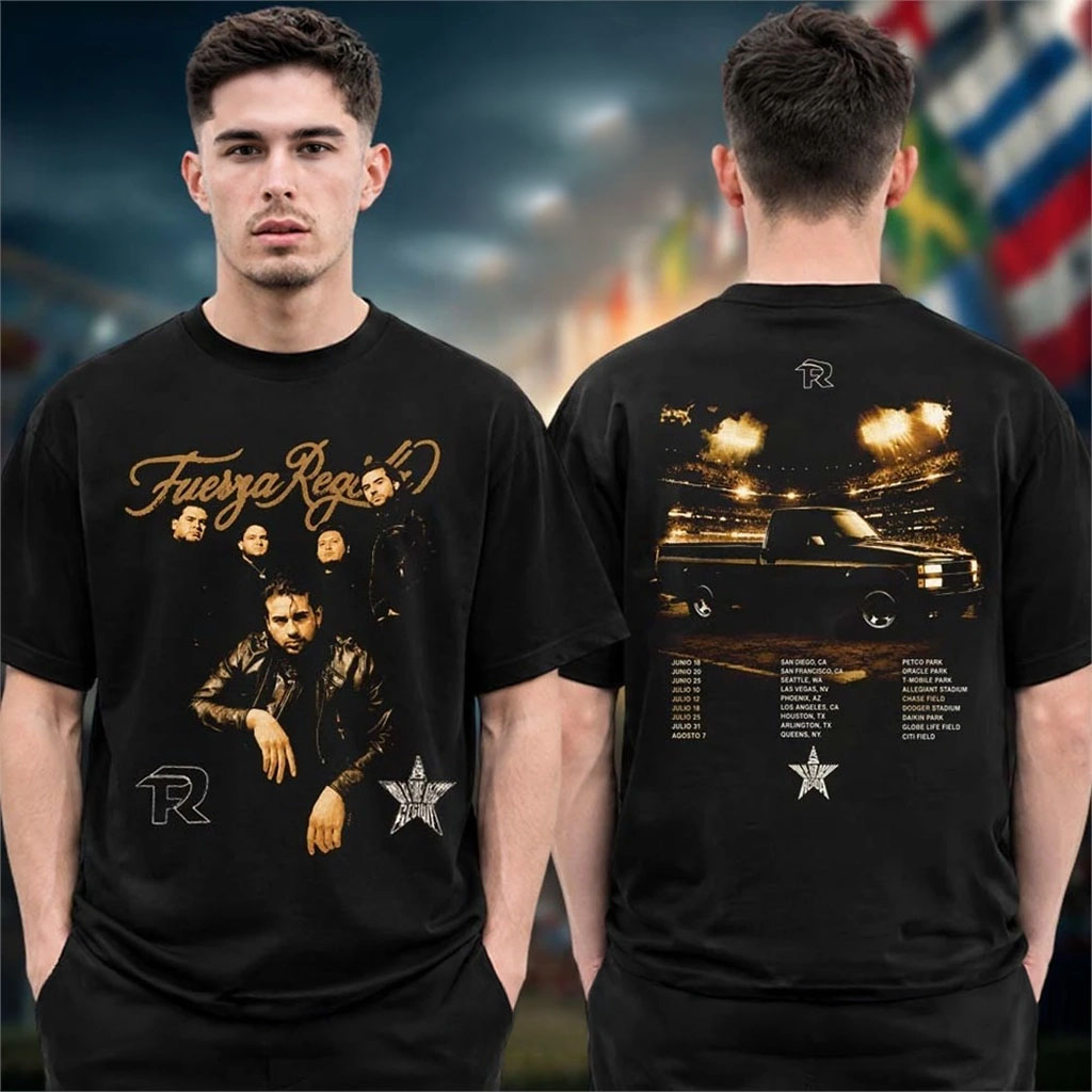 Fuerza Regida Merch This Is Our Dream Tour 2026 Photo Band Tour Shirt Present For Band Fans - Kdjoy