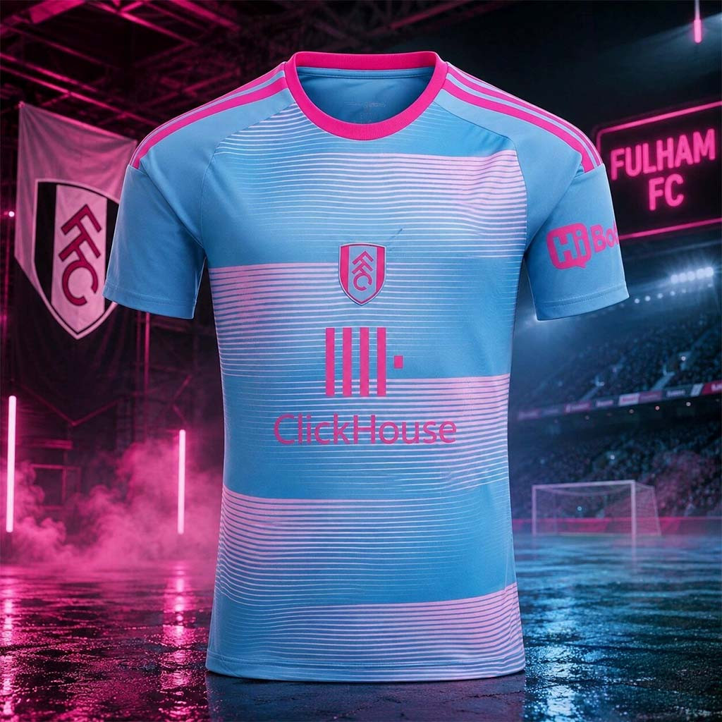 Fulham 2026 27 Third Kit Jersey Fulham FC Merch Birthday Gift Ideas For Husband - Kdjoy