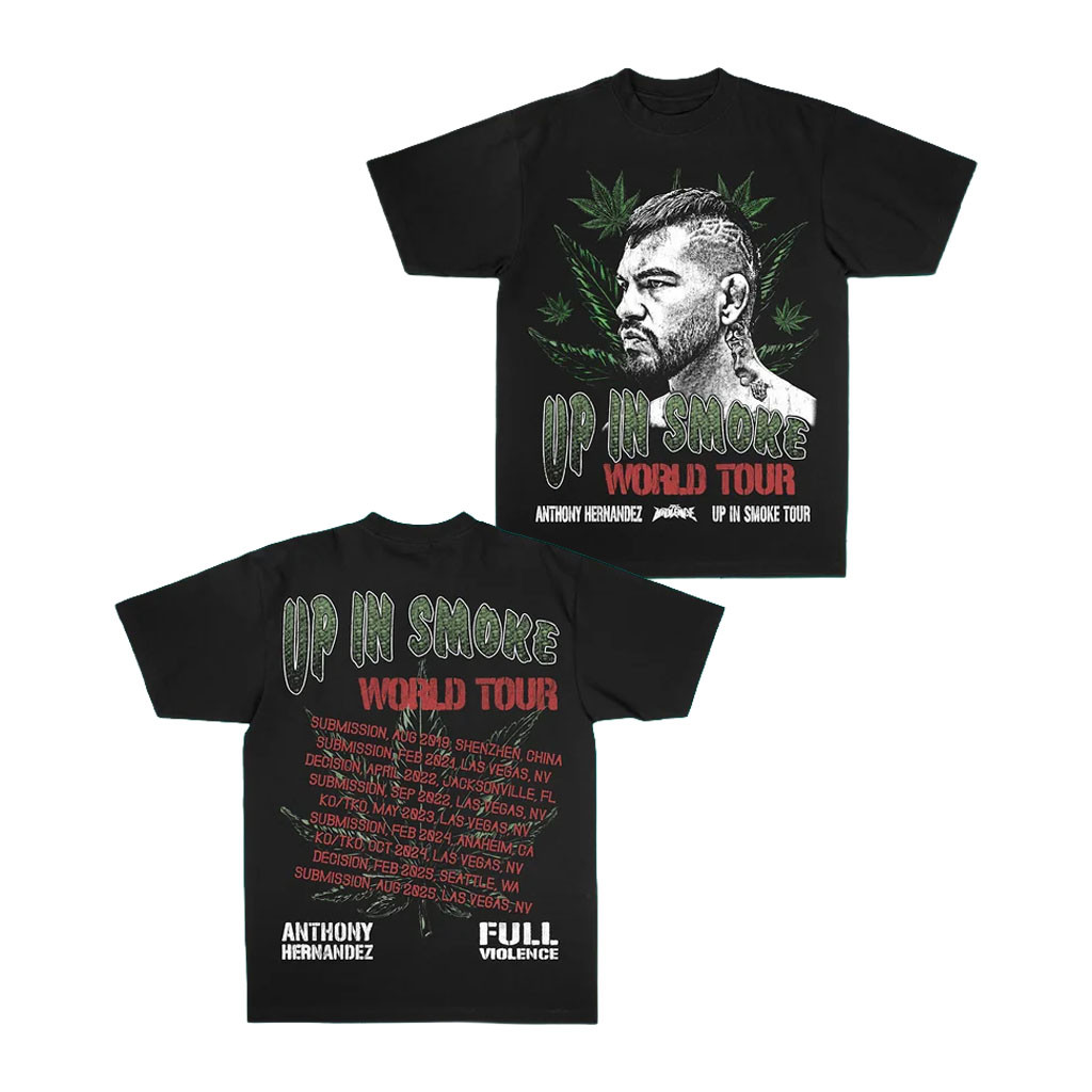 Full Violence Merch 2026 Anthony Hernandez Up In Smoke Tour T-Shirt Gift For Dudes - Kdjoy Full Violence Merch 2026 Anthony Hernandez Up In Smoke Tour T-Shirt Gift For Dudes - Kdjoy