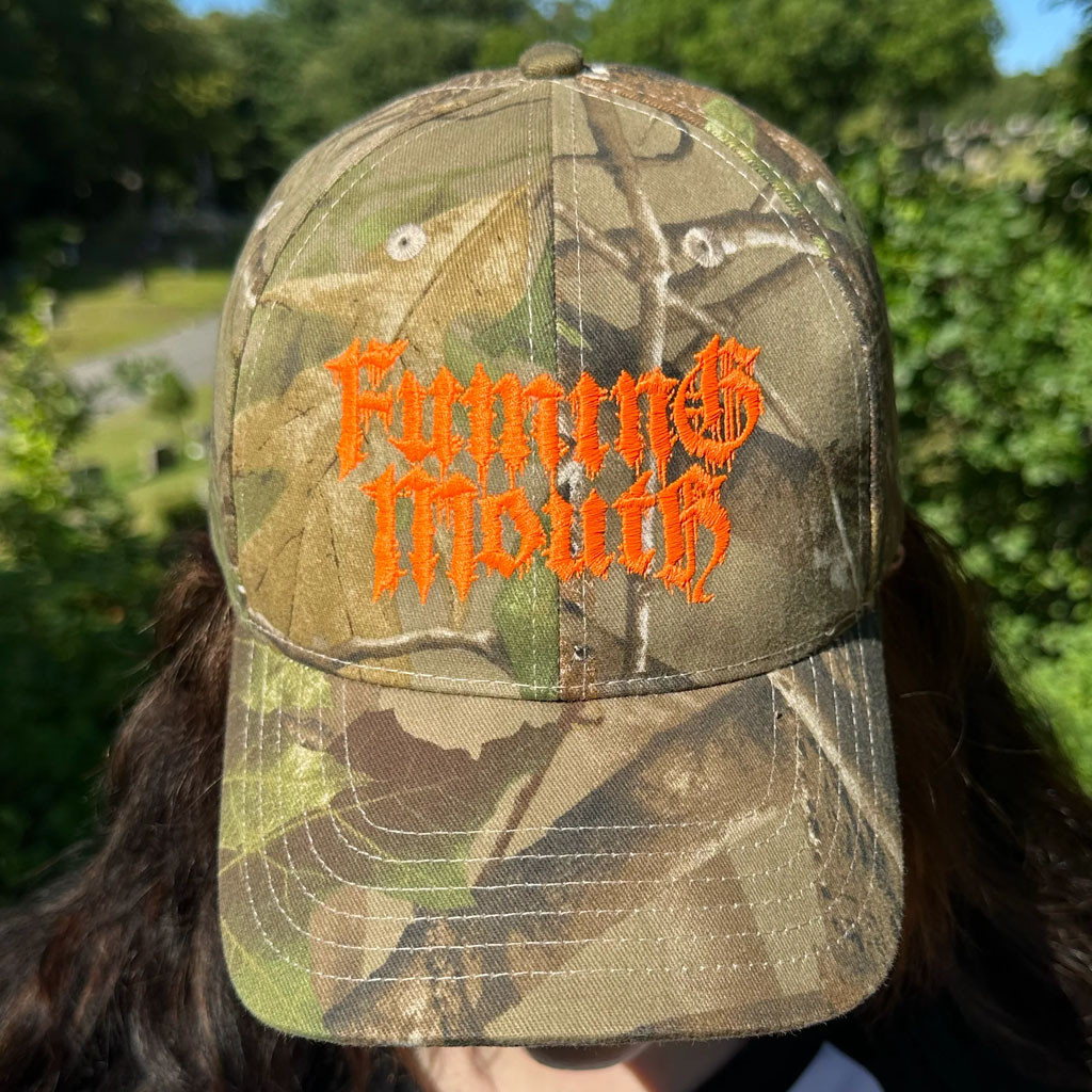 Fuming Mouth Merch 2026 Fuming Mouth Camo Hat Embroidered Gift For Band Fans - Kdjoy
