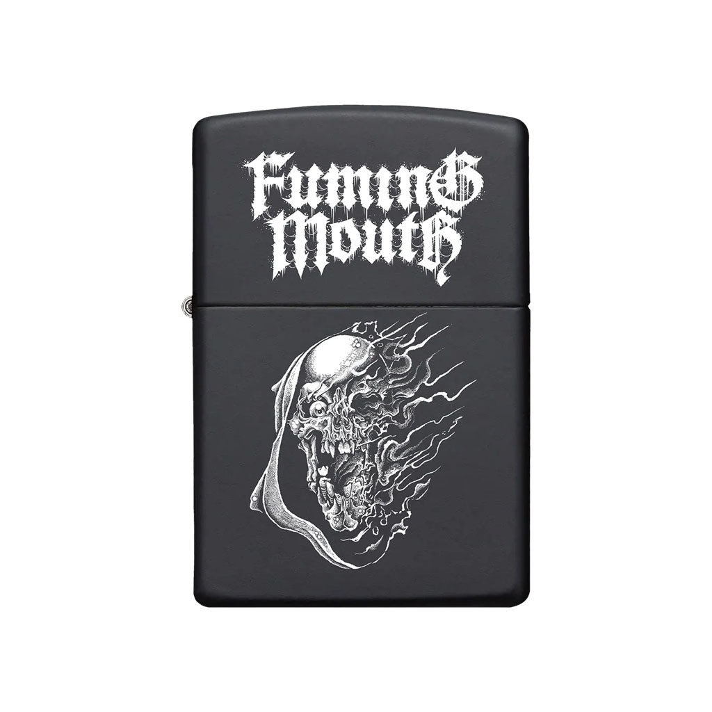 Fuming Mouth Merch 2026 Fuming Mouth Skull Zippo Lighter Case Unique Gift For Dad - Kdjoy
