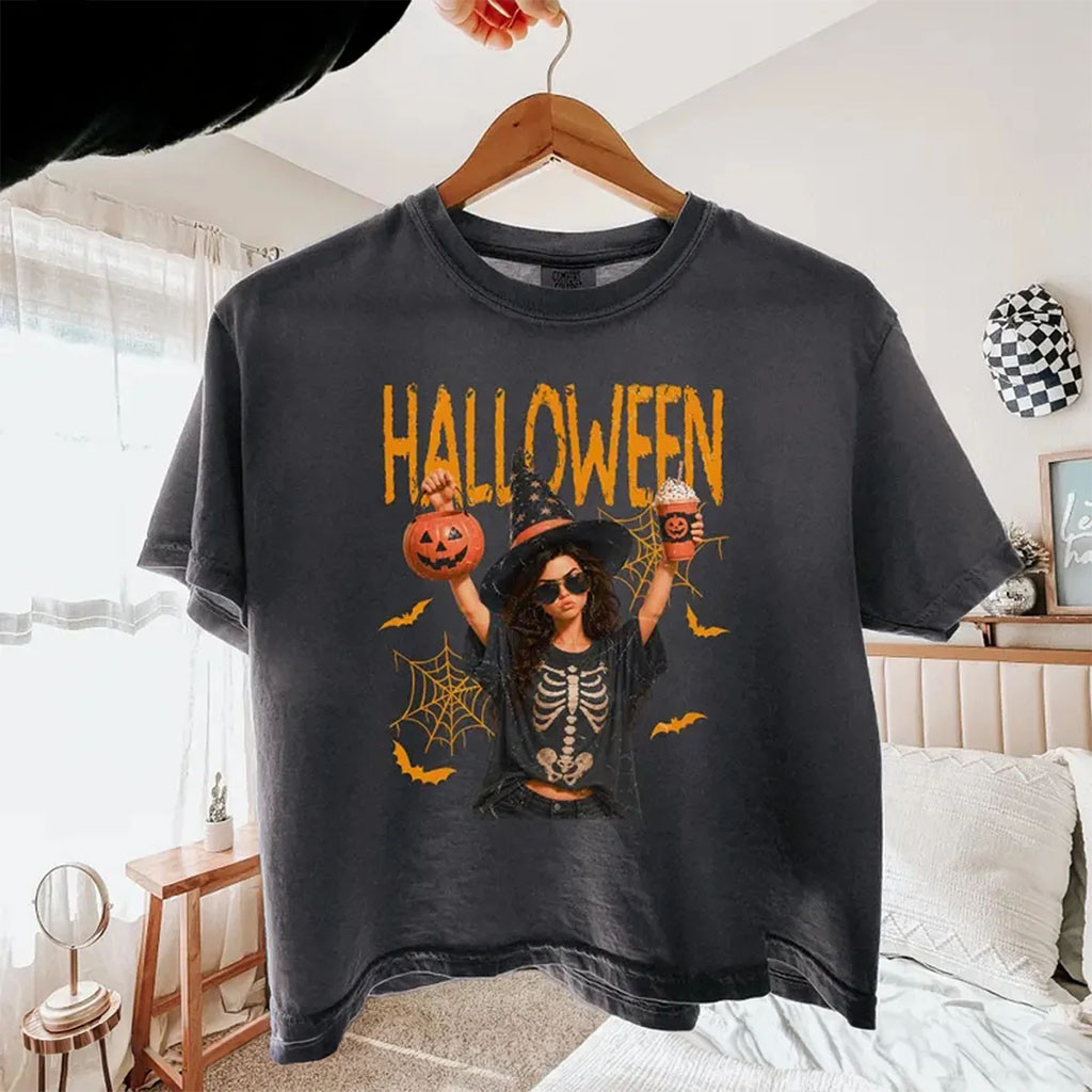 Funny Halloween Doll Face Meme Shirt Trendy Halloween Shirt Funny Spooky Fall Gifts - Kdjoy