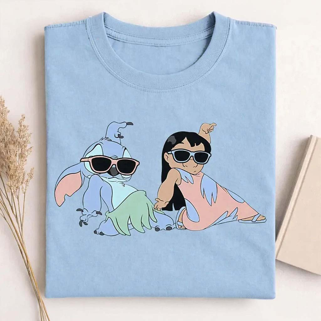 Funny Lilo And Stitch Dancing Hawaii Aloha Shirt Lilo And Stitch Merch Gift For Best Friends