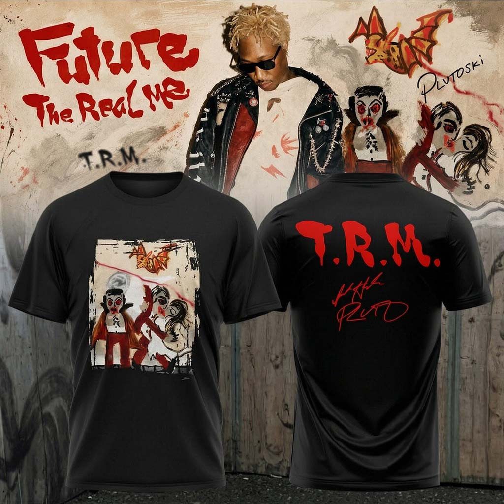 Future The Real Me Music Signature T-Shirt 2026 Future Merch Gift For Rapper Fans - Kdjoy