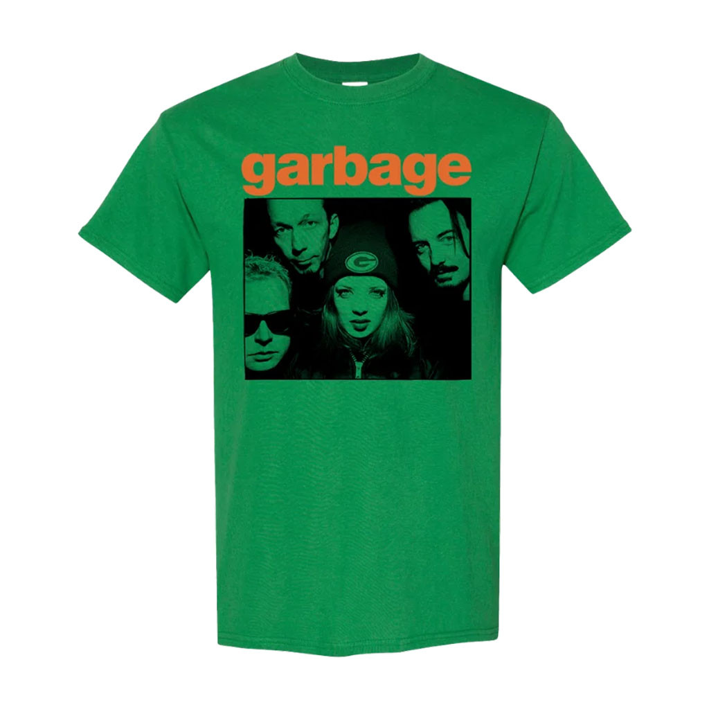 Garbage Merch 2026 Green Photo T-Shirt Gift Ideas For Rock Band Fans - Kdjoy