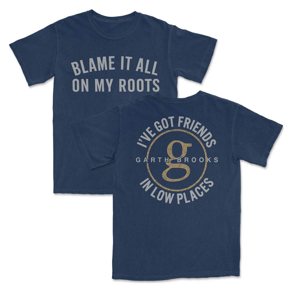 Garth Brooks Merch 2026 Blame It All On My Roots T-Shirt Gift For Country Music Fans - Kdjoy