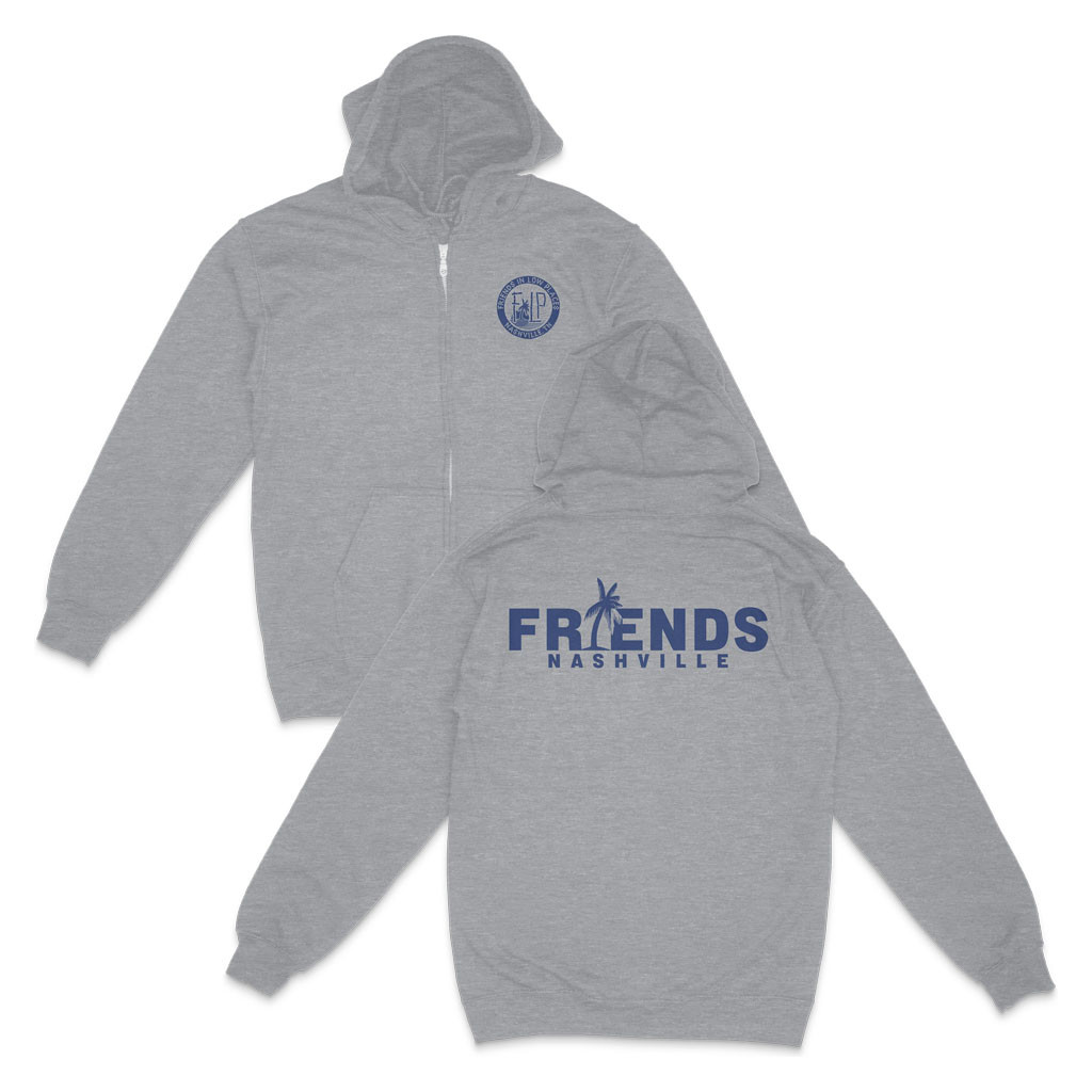 Garth Brooks Merch 2026 Friends Logo Zip Hoodie Concert Outfits Gift For Music Lovers - Kdjoy