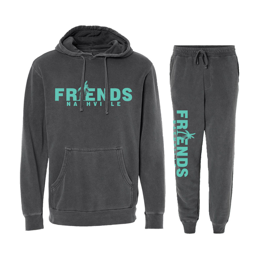 Garth Brooks Merch 2026 Friends Palm Hoodie And Sweatpants Set Gift Ideas For Country Fans - Kdjoy
