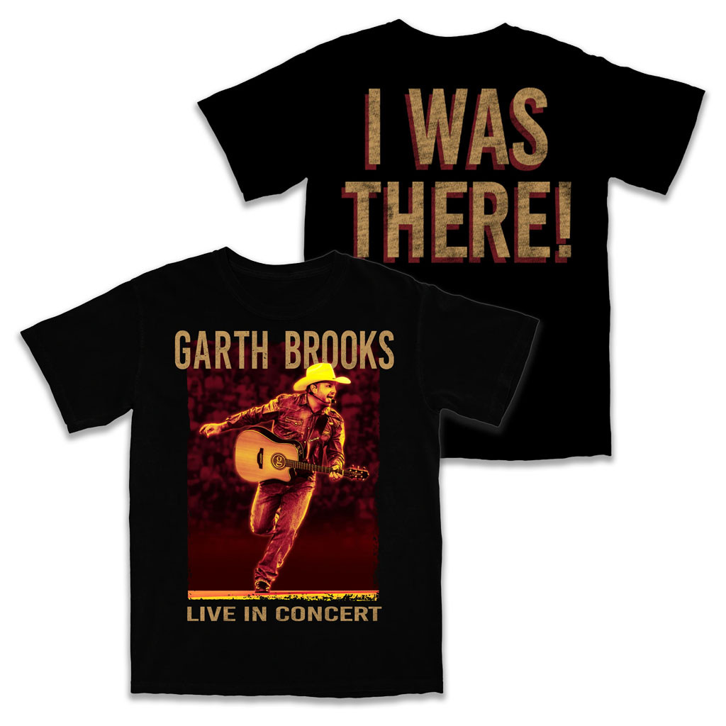 Garth Brooks Merch 2026 Running Photo T-Shirt Garth Brooks Live In Concert Shirt Fan Gifts - Kdjoy