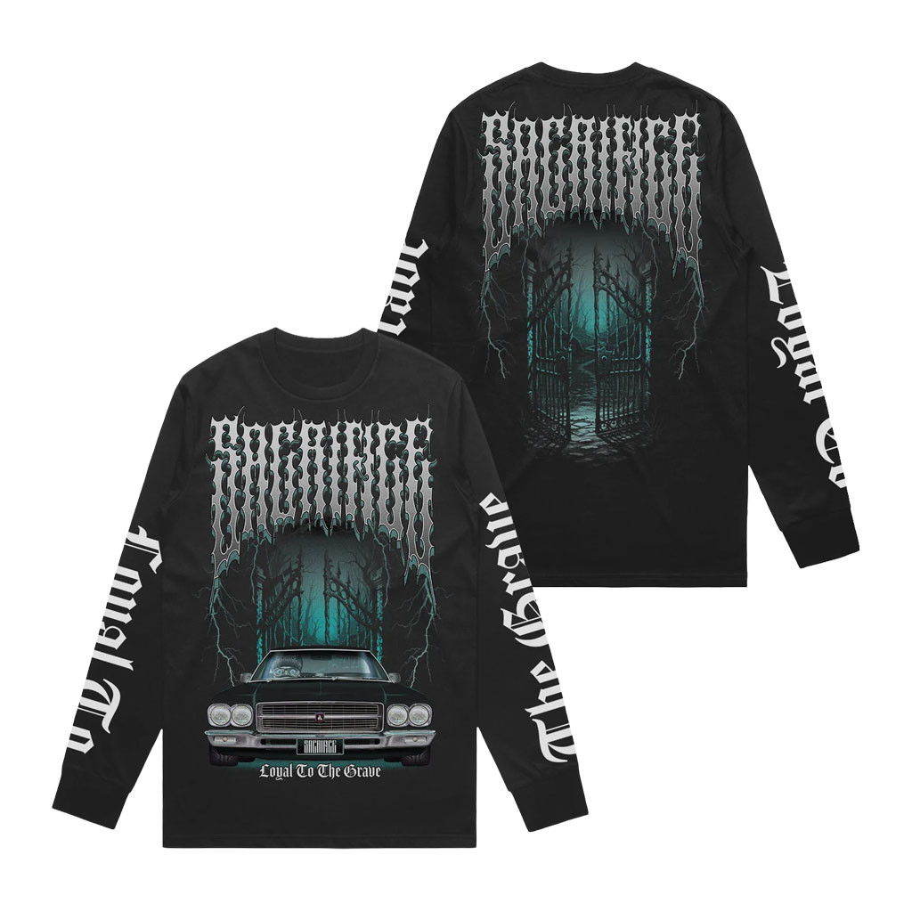 Geltchy Merch 2026 Death Metal Long Sleeve Tee Iron Oath Sacrifice Shirt Gift for Him