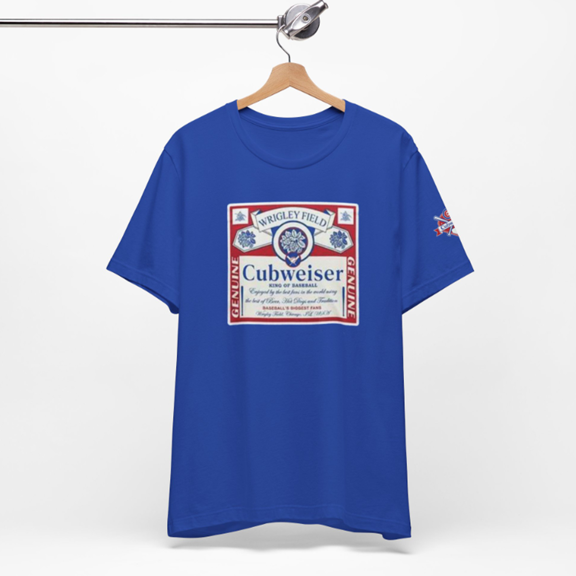George Kittle with Wrigley Field Cubweiser Shirt Budweiser x Chicago Cubs Merch Fan Gifts - Kdjoy