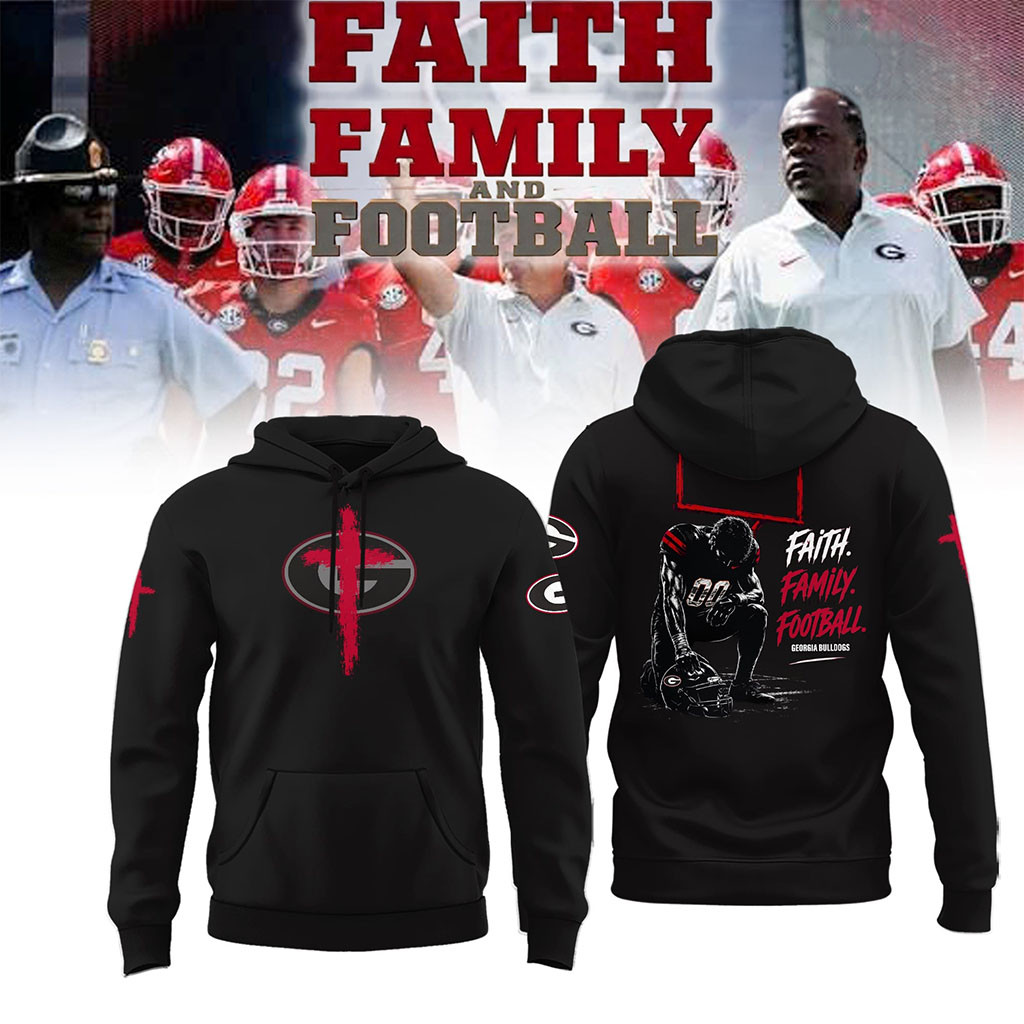 Georgia Bulldogs Faith Family Football 2026 Hoodie Georgia Bulldogs Merch Gift For Football Fan - Kdjoy Georgia Bulldogs Faith Family Football 2026 Hoodie Georgia Bulldogs Merch Gift For Football Fan - Kdjoy