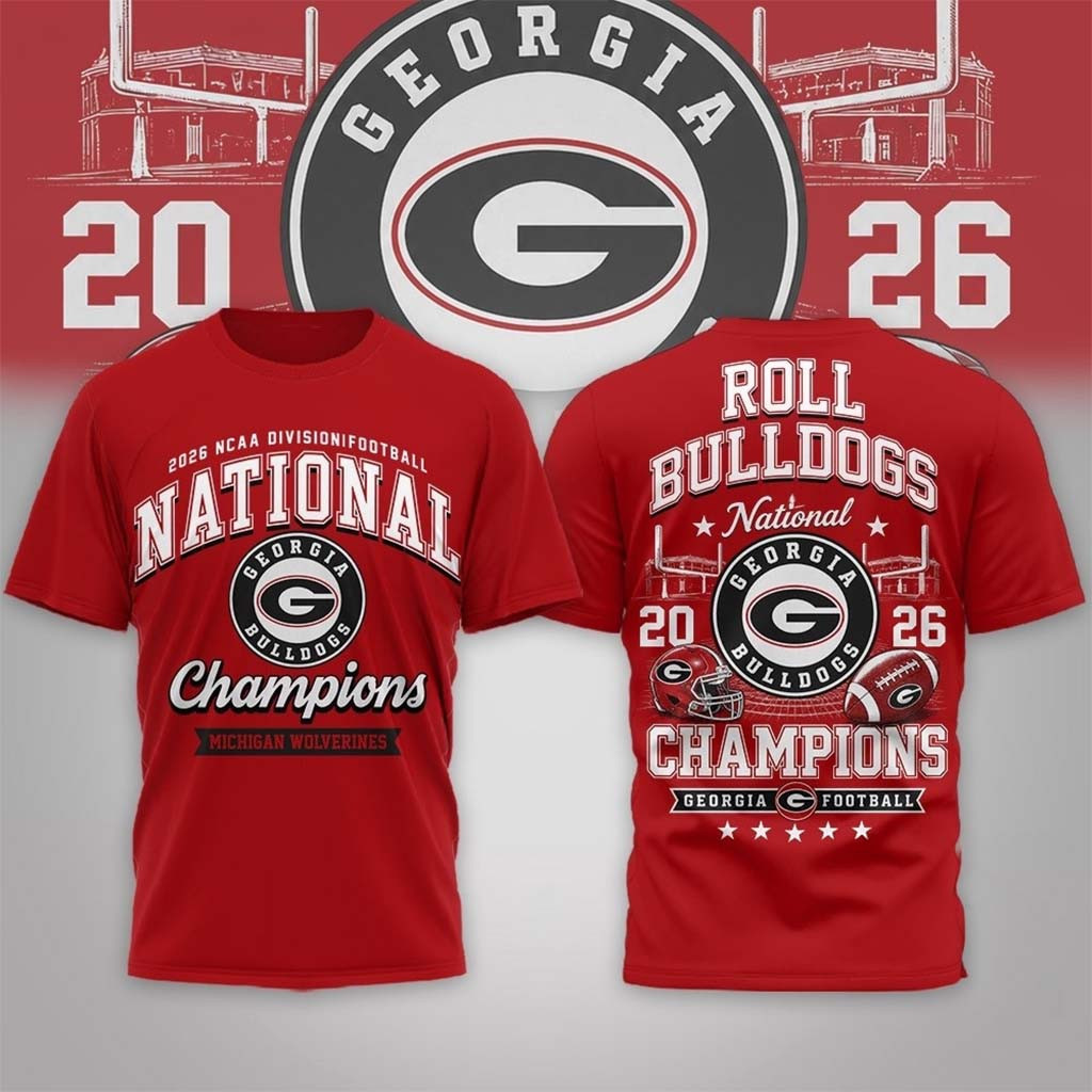 Georgia Bulldogs Road to Glory 2026 Football Champions Shirt Bulldogs Merch Football Fan Gear - Kdjoy