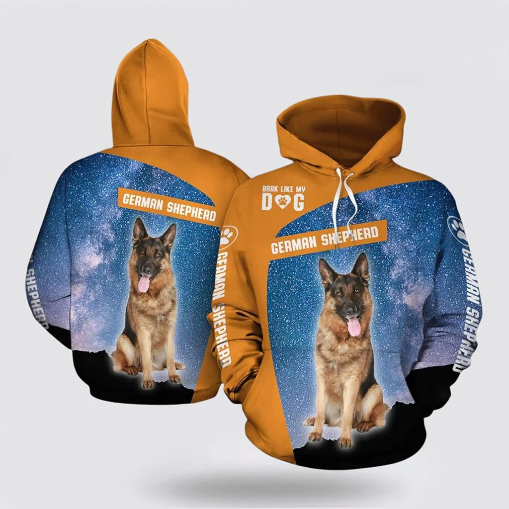 German Shepherd Bark Like My Dog Hoodie Animal Apparel Gifts For German Shepherd Lovers German Shepherd Bark Like My Dog Hoodie Animal Apparel Gifts For German Shepherd Lovers