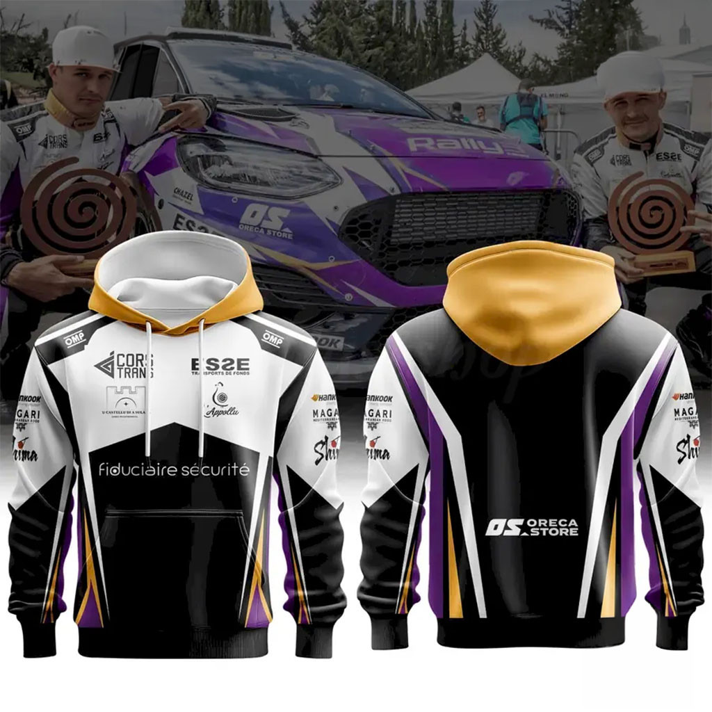 Ghjuvanni Rossi WRC3 Racing Hoodie 2026 Ghjuvanni Rossi Merch Racing Fan Gift For Him - Kdjoy