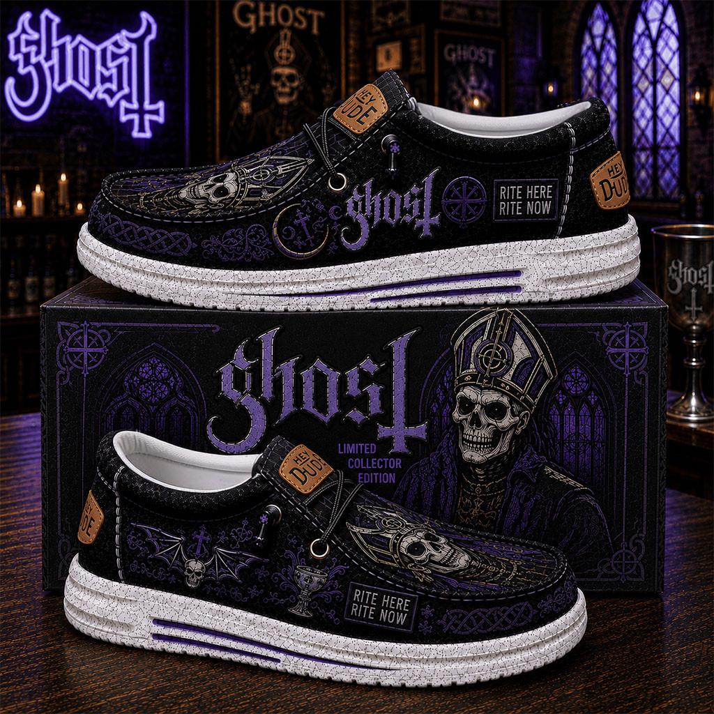 Ghost Band Merch 2026 Rite Here Rite Now Shoes Cool Gifts For Music Lovers - Kdjoy