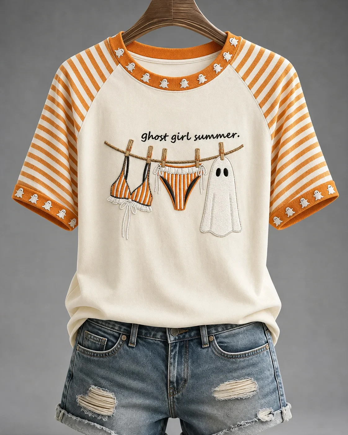 Ghost Girl Summer T-Shirt Halloween Summer Shirt Cool Apparel Gift - Kdjoy Ghost Girl Summer T-Shirt Halloween Summer Shirt Cool Apparel Gift - Kdjoy