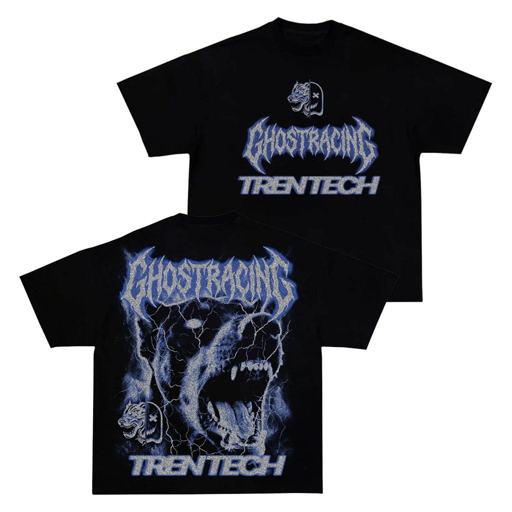 Ghost Racing Merch 2026 Electric Hound T-Shirt Black Special Gift For Dudes - Kdjoy Ghost Racing Merch 2026 Electric Hound T-Shirt Black Special Gift For Dudes - Kdjoy