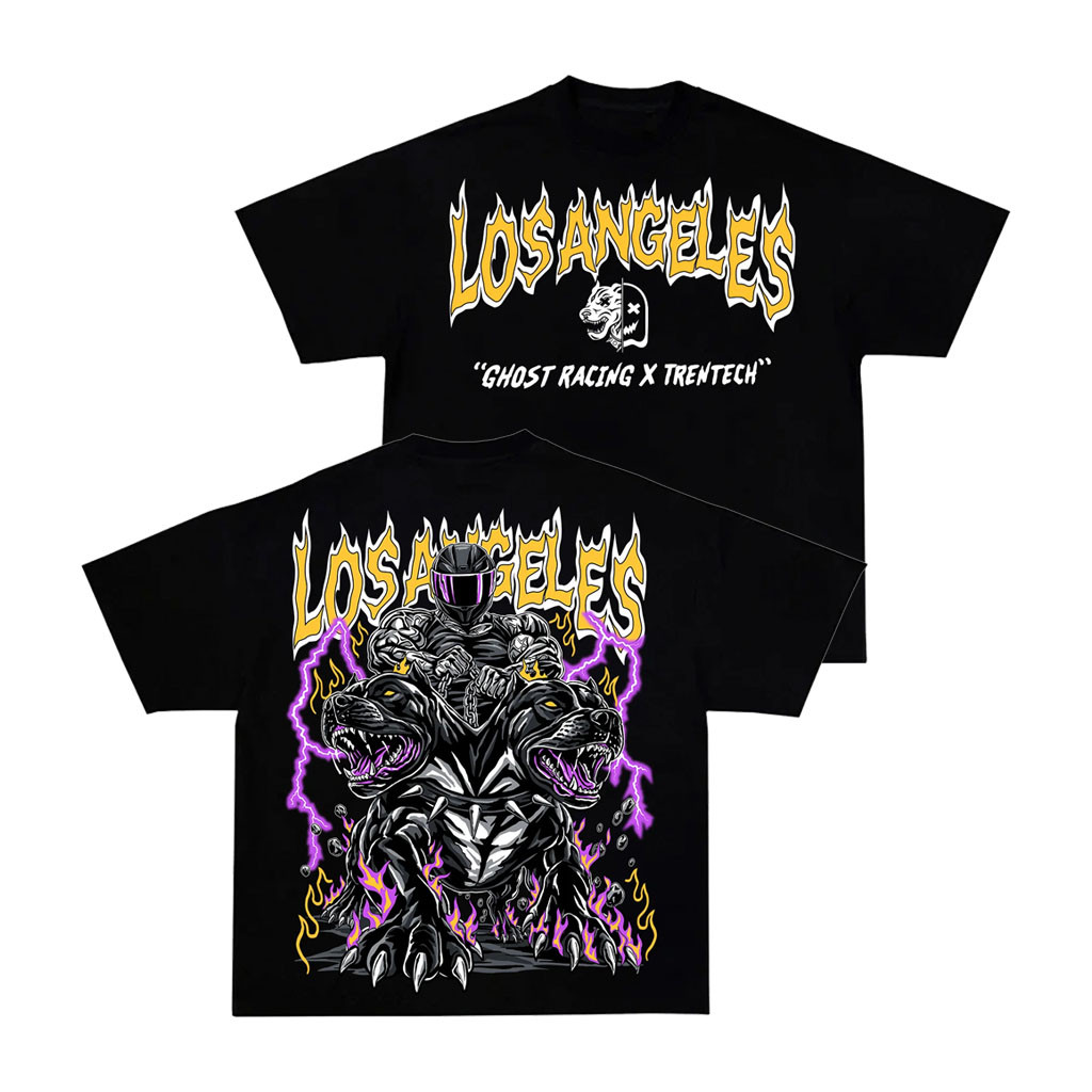 Ghost Racing Merch 2026 Los Angeles GxT T-Shirt Black Unique Gift For Brothers - Kdjoy Ghost Racing Merch 2026 Los Angeles GxT T-Shirt Black Unique Gift For Brothers - Kdjoy