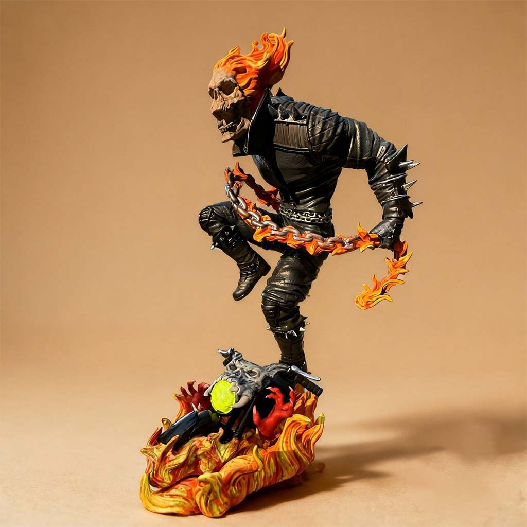 Ghost Rider Marvel Sideshow Collectibles Funko Pop Ghost Rider Merch Gift For Brothers - Kdjoy Ghost Rider Marvel Sideshow Collectibles Funko Pop Ghost Rider Merch Gift For Brothers - Kdjoy