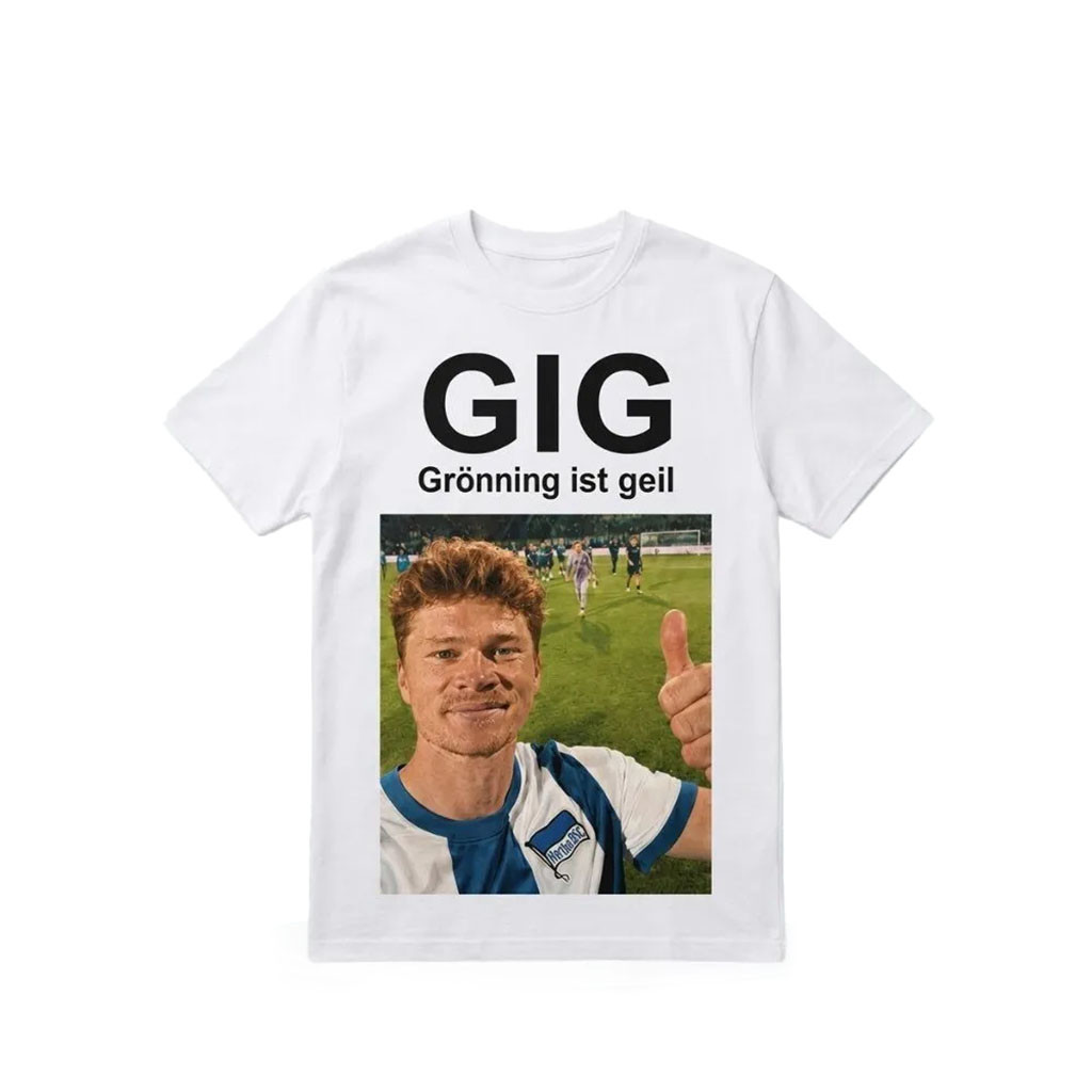 GIG Sebastian Gronning Ist Geil Hertha BSC T-Shirt Football Fan Merch Gift For Him - Kdjoy
