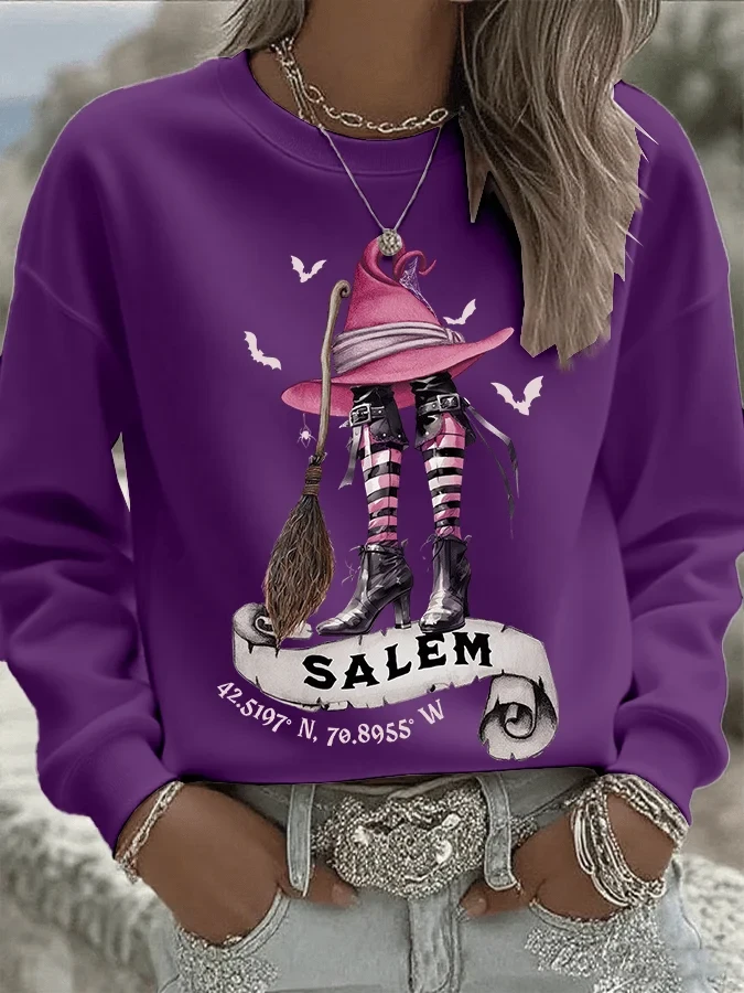 Girls Trip Salem Croup Sweatshirt Halloween Clothing Gift For Movie Buffs - Kdjoy