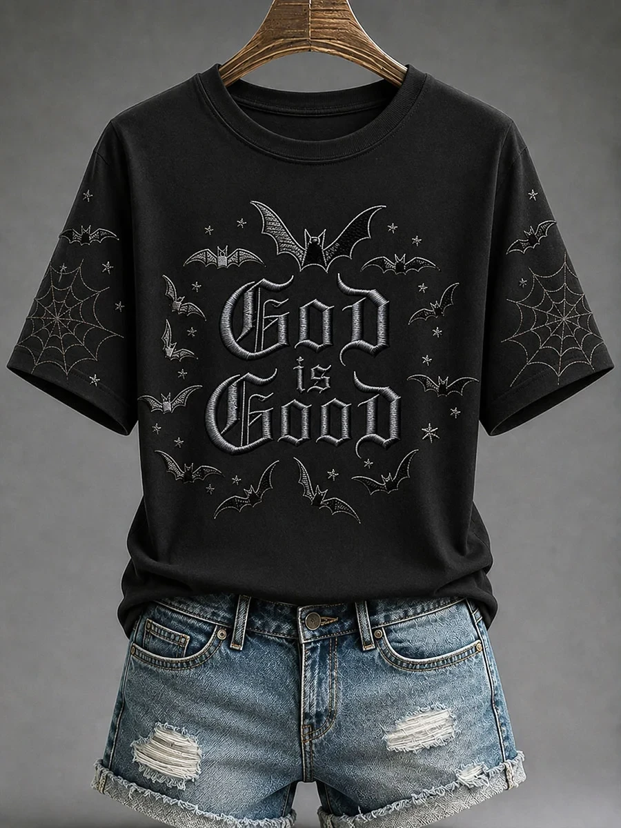 God Is Good Faith Halloween T-Shirt Christian Apparel Halloween Gift For Mom - Kdjoy