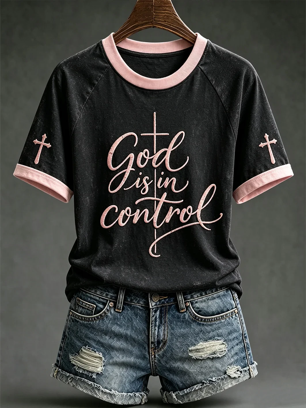 God Is In Control T-Shirt Elevated Faith Clothing Christian Gifts For Girlfriend - Kdjoy God Is In Control T-Shirt Elevated Faith Clothing Christian Gifts For Girlfriend - Kdjoy
