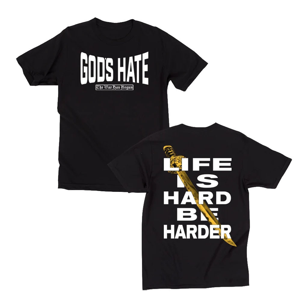 God's Hate Merch 2026 Be Harder T-Shirt Best Gift For Band Fans - Kdjoy