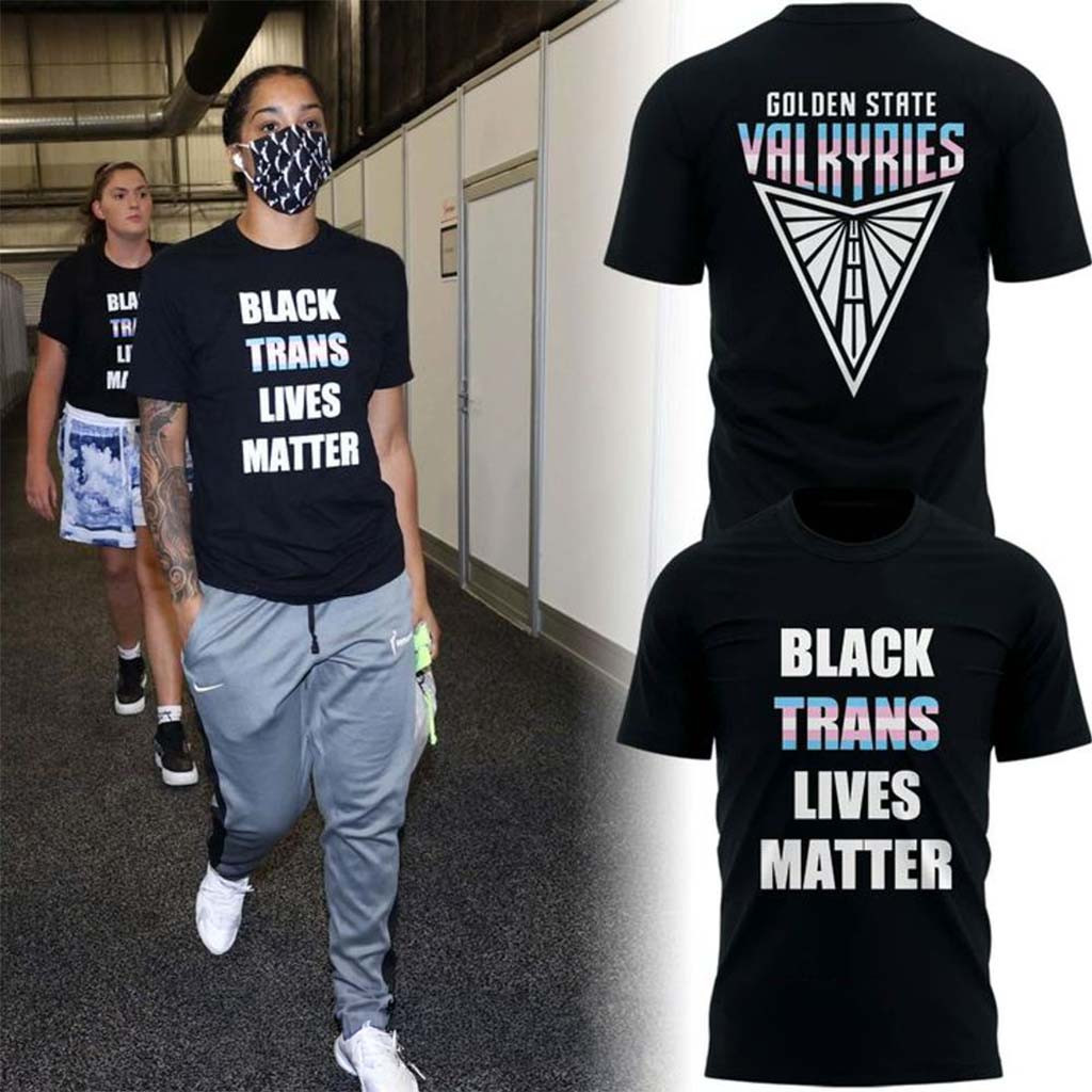 Golden State Valkyries 2026 Black Trans Lives Matter T-Shirt GS Valkyries Merch Gift For Fans - Kdjoy Golden State Valkyries 2026 Black Trans Lives Matter T-Shirt GS Valkyries Merch Gift For Fans - Kdjoy