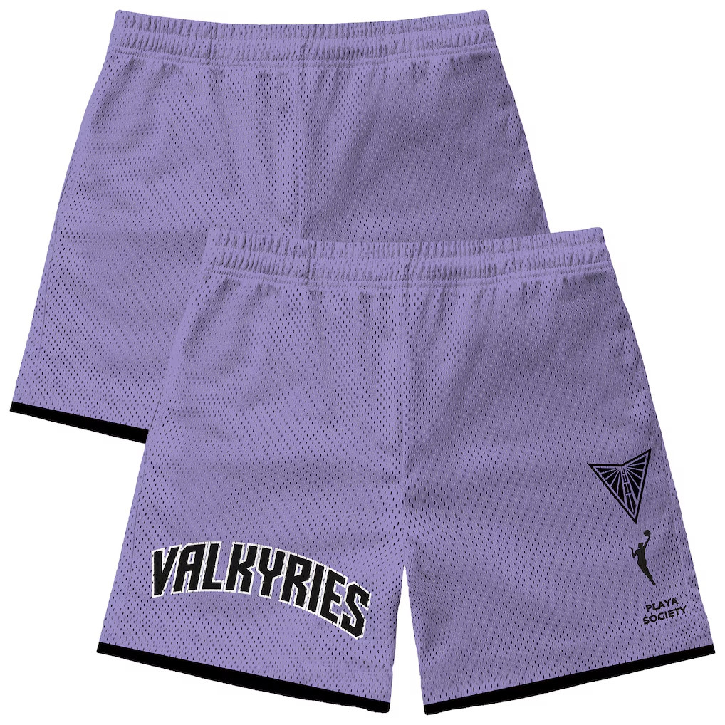 Golden State Valkyries Merch 2026 Playa Society GS Valkyries Shorts Gift For Basketball Fans - Kdjoy Golden State Valkyries Merch 2026 Playa Society GS Valkyries Shorts Gift For Basketball Fans - Kdjoy