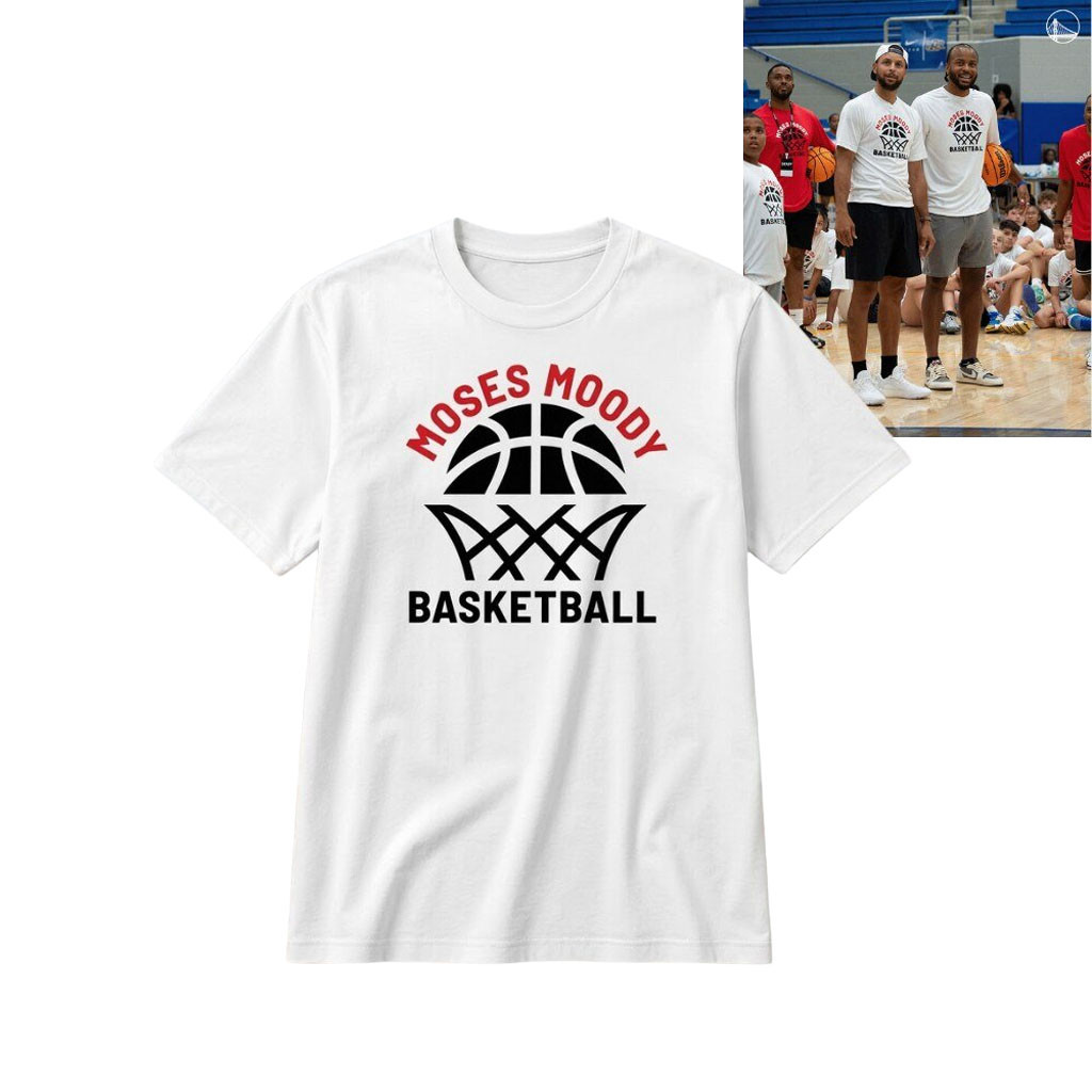 Golden State Warriors Moses Moody Basketball T-Shirt Warriors Merch Gifts For Fans - Kdjoy