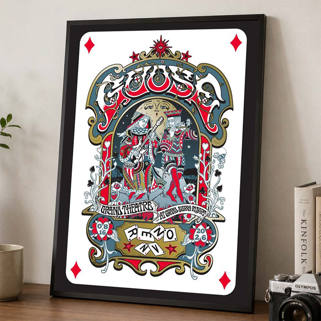Goose Reno NV 2026 Show Poster Goose Merch Unique Wall Art Gifts For Fans - Kdjoy Goose Reno NV 2026 Show Poster Goose Merch Unique Wall Art Gifts For Fans - Kdjoy