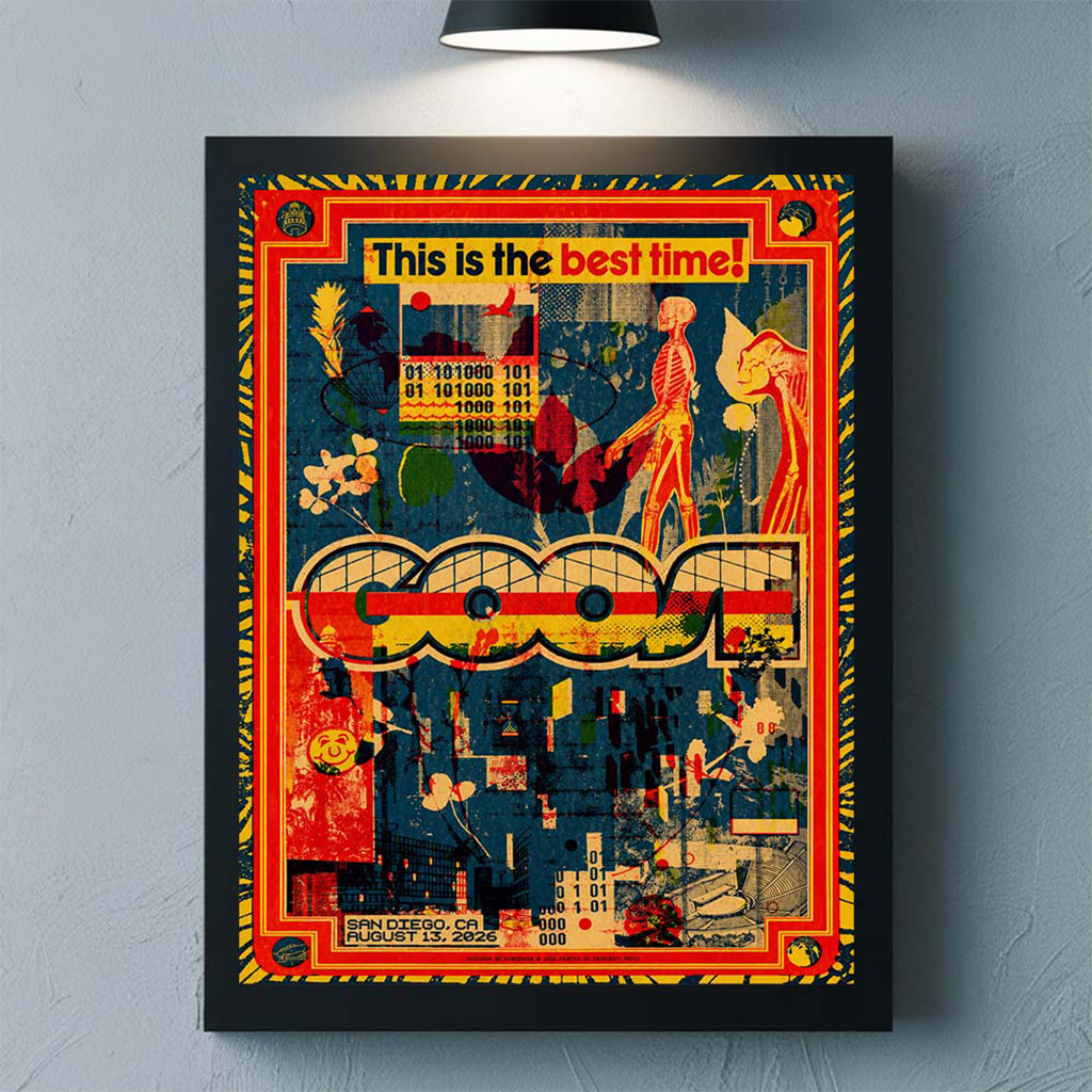 Goose San Diego CA 2026 Event Poster Goose Merch Unique Wall Art - Kdjoy