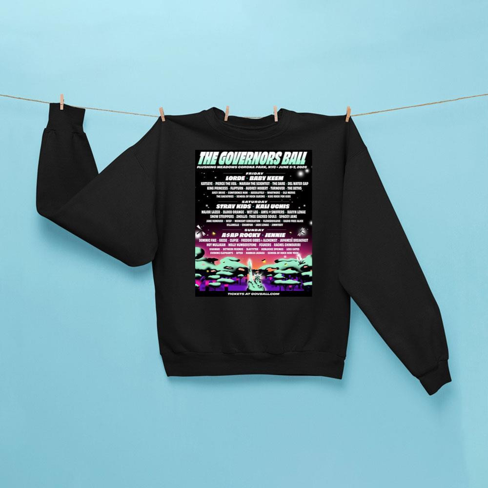 Governors Ball Music Festival 2026 Sweatshirt Governors Ball Music Festival Merch Gifts For BFF