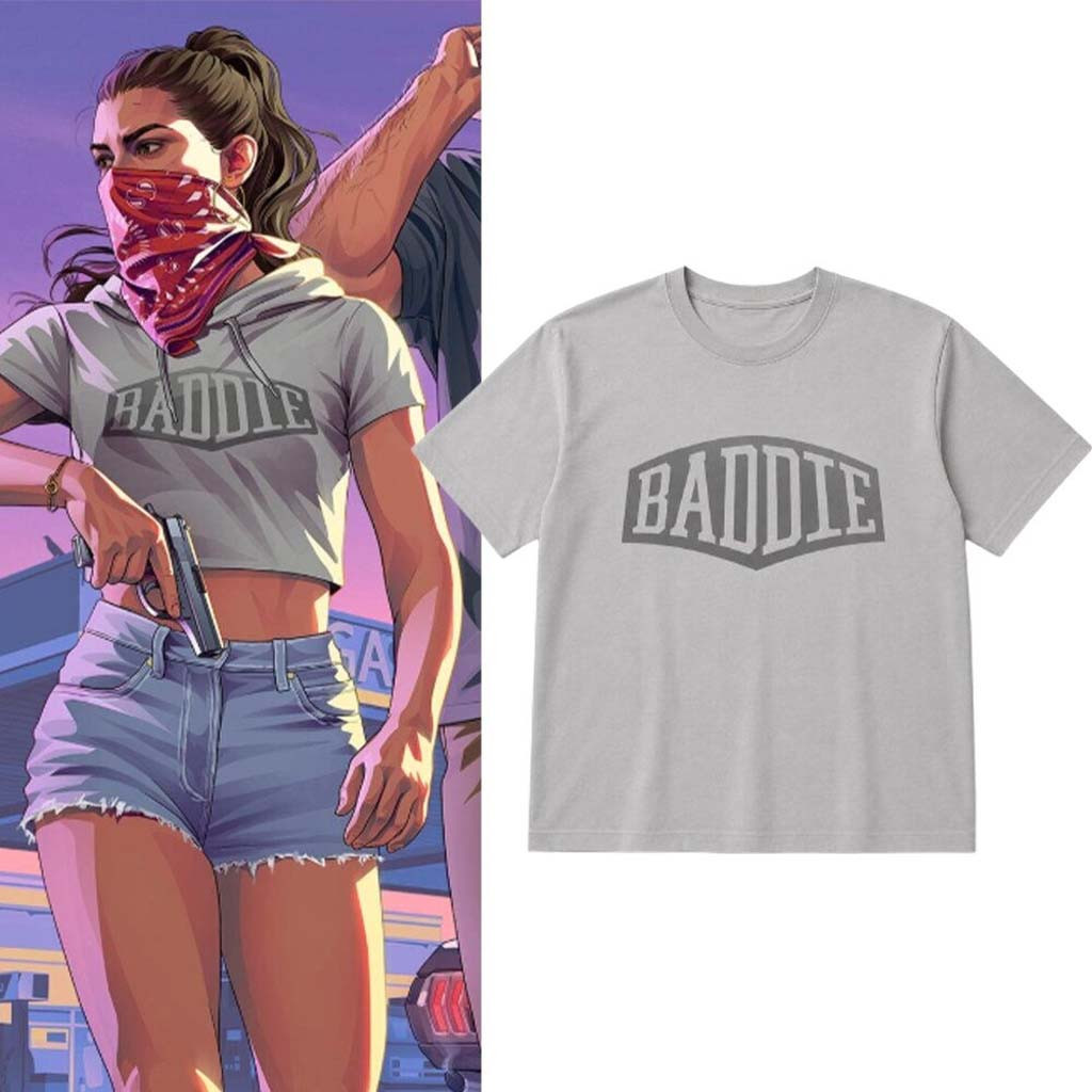 Grand Theft Auto VI 6 Lucia Baddie Shirt Grand Theft Auto Merch Gifts For Friends - Kdjoy