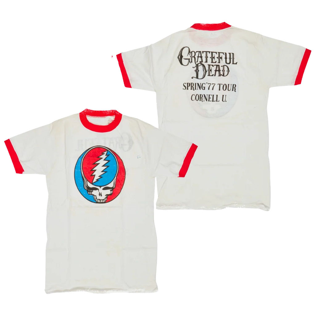 Grateful Dead Merch 2026 Cornell Spring Tour '77 Ringer T-Shirt Cool Gifts For Rock Lovers - Kdjoy